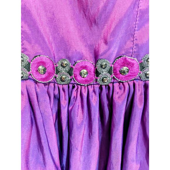 Stella M’Lia Purple Tiered Ruffle Party Dress Girls OS (Fits Like 10/12) NWT - Picture 2 of 6